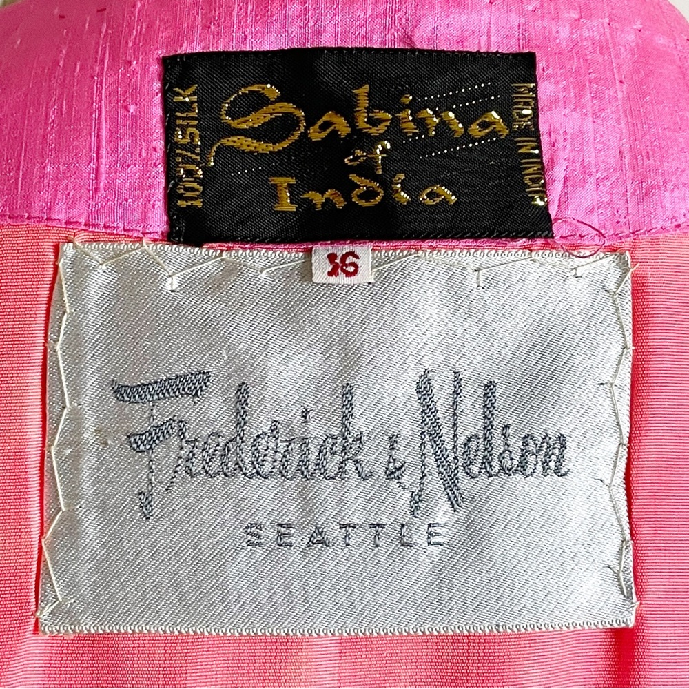 Vintage Bright Pink Dress Set - Picture 3 of 17